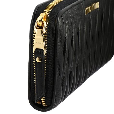 miu miu black wallet|miu mi wallet.